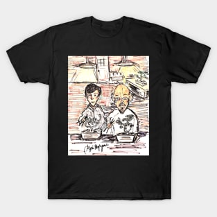 The Karate Kid Mr. Miyagi and Daniel LaRusso bonsai tree scene T-Shirt